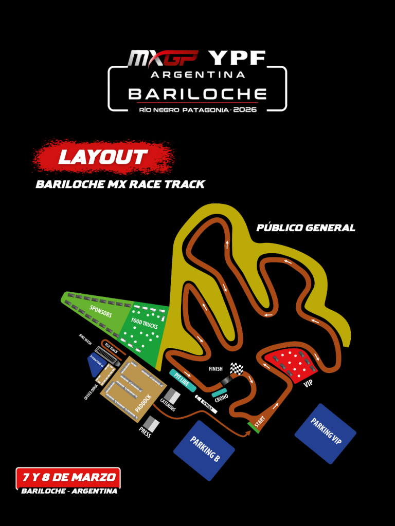 Circuito MXGP Argentina 2026 Bariloche